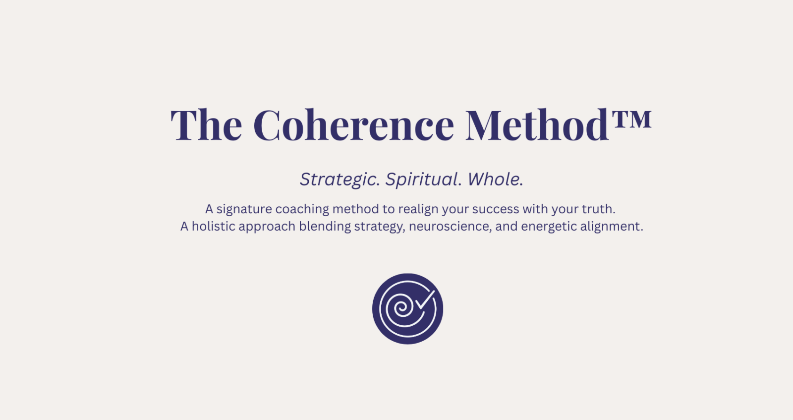 The Coherence Method™ copy